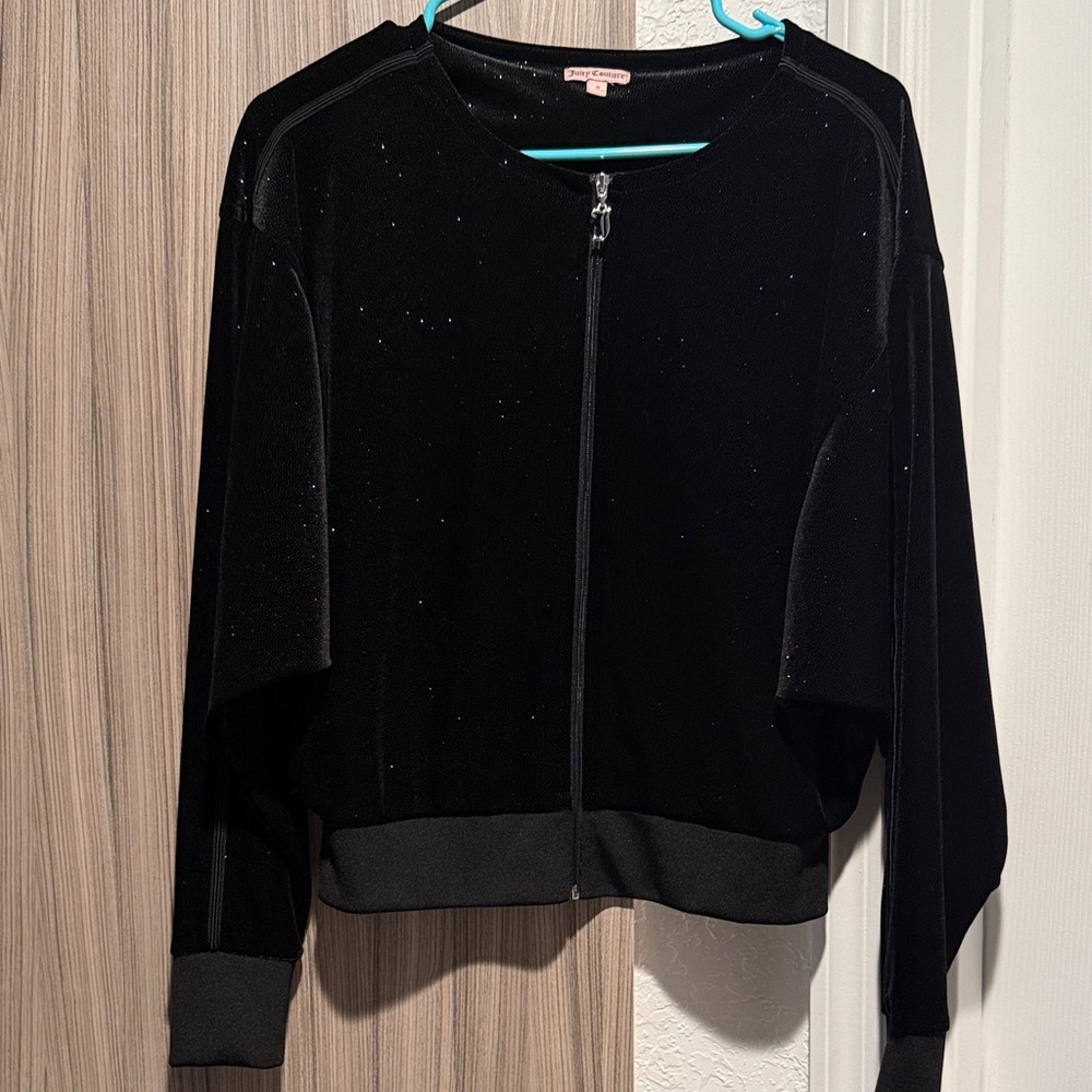 Juicy Couture Black Bomber Jacket